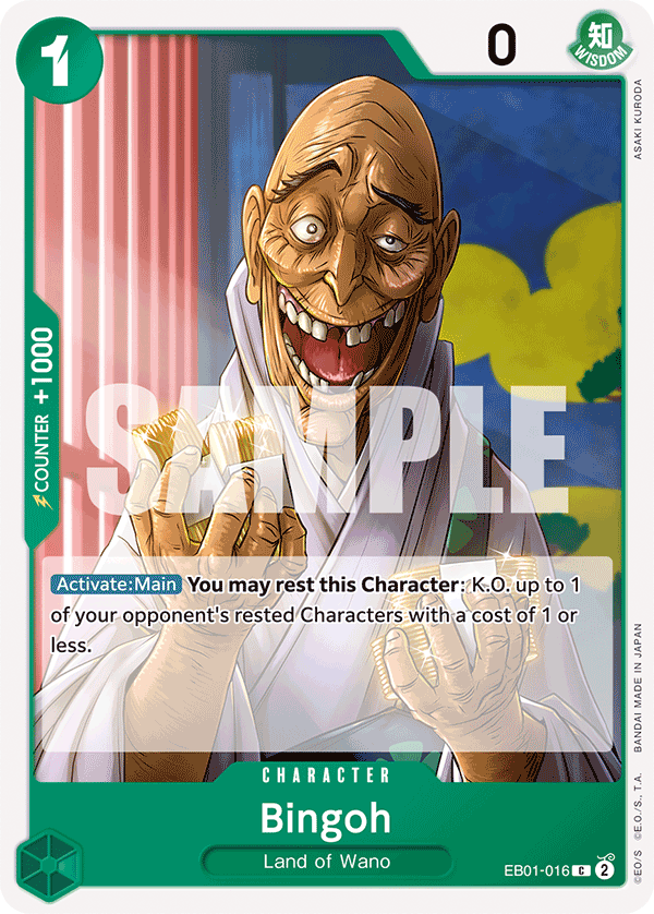 Bingoh One Piece card
