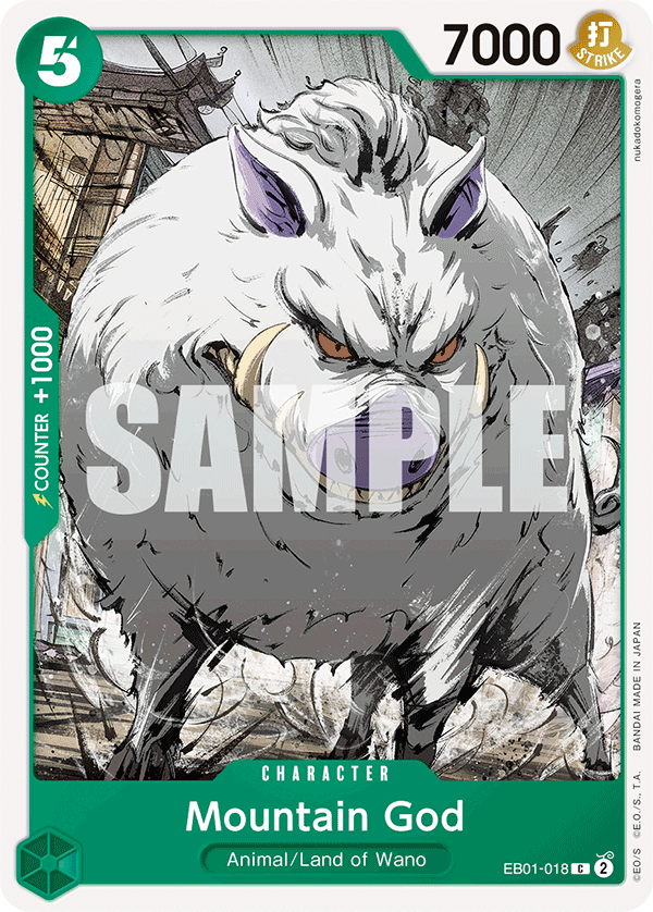 Mountain God One Piece card