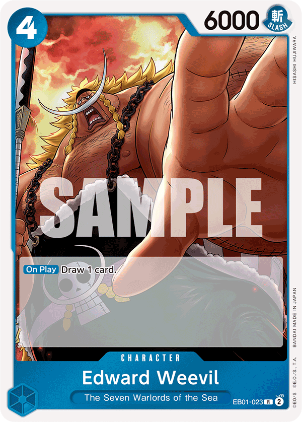 Edward Weevil One Piece card