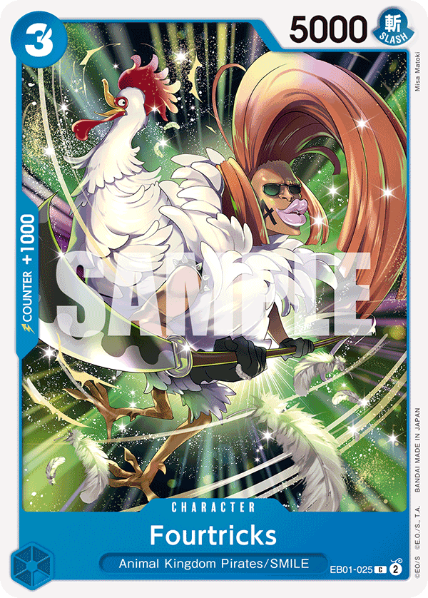Fourtricks One Piece card