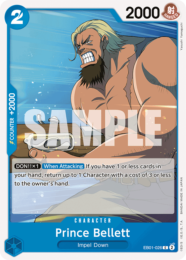 Prince Bellett One Piece card
