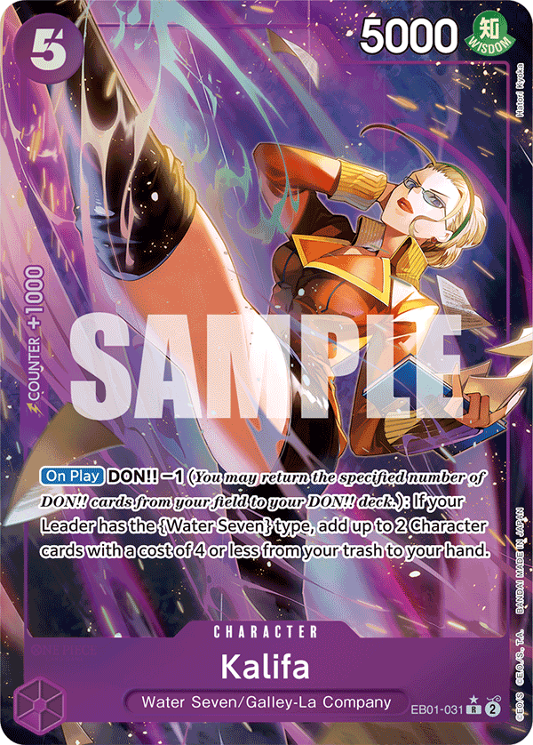 Kalifa One Piece card