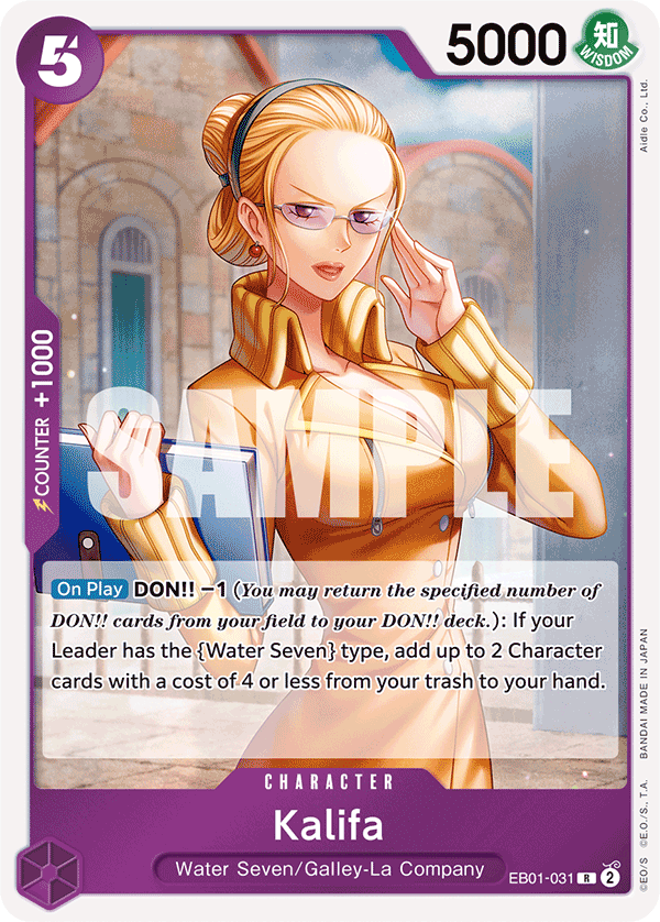Kalifa One Piece card