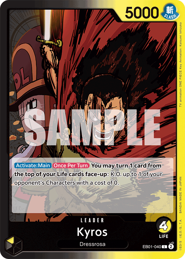 Kyros One Piece card