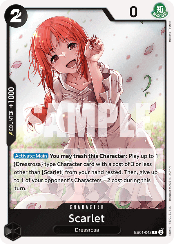 Scarlet One Piece card