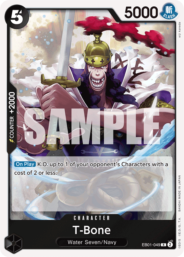 T-Bone One Piece card