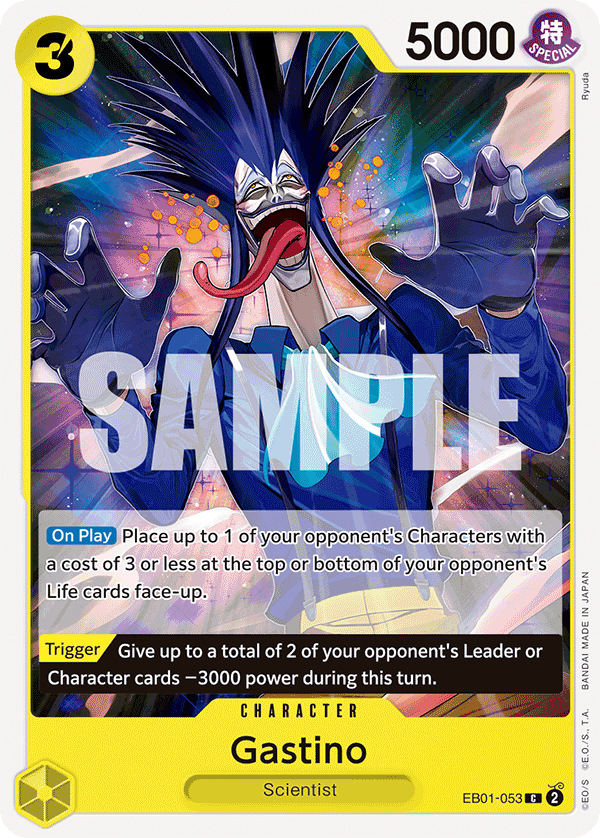 Gastino One Piece card