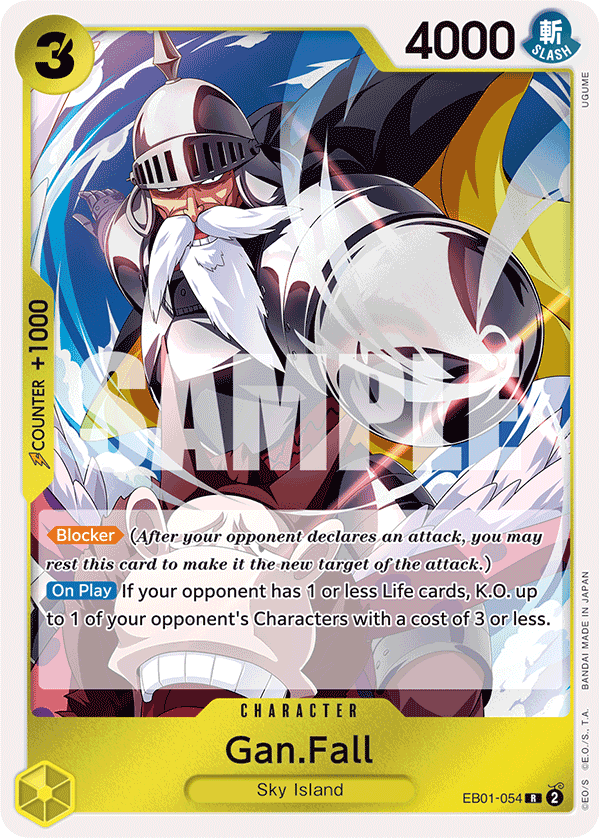 Gan.Fall One Piece card