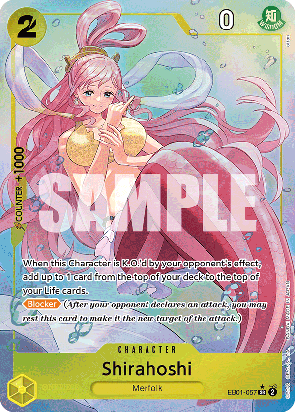 Shirahoshi One Piece card