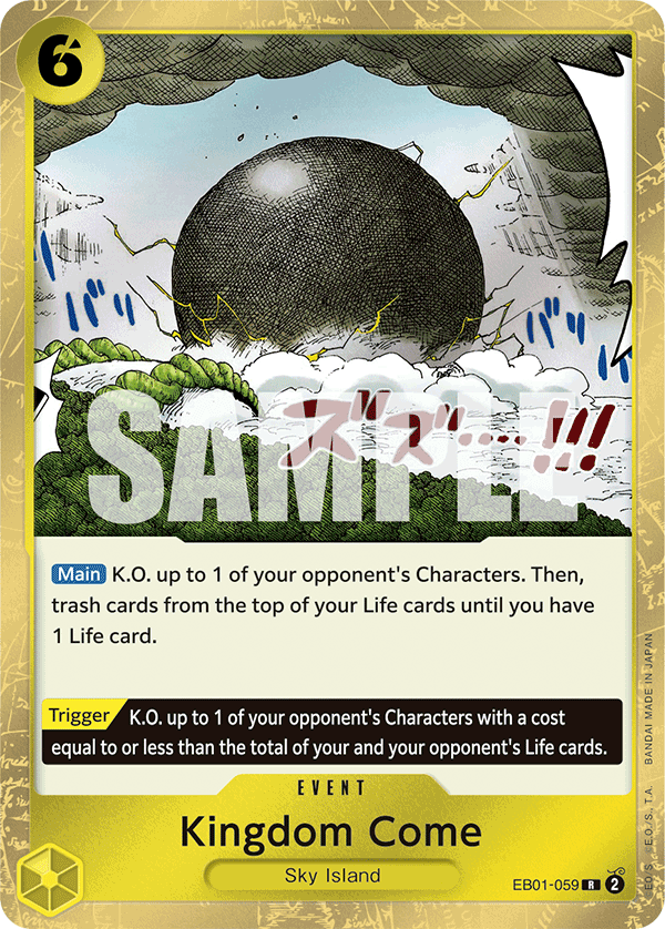 Kingdom Come One Piece card
