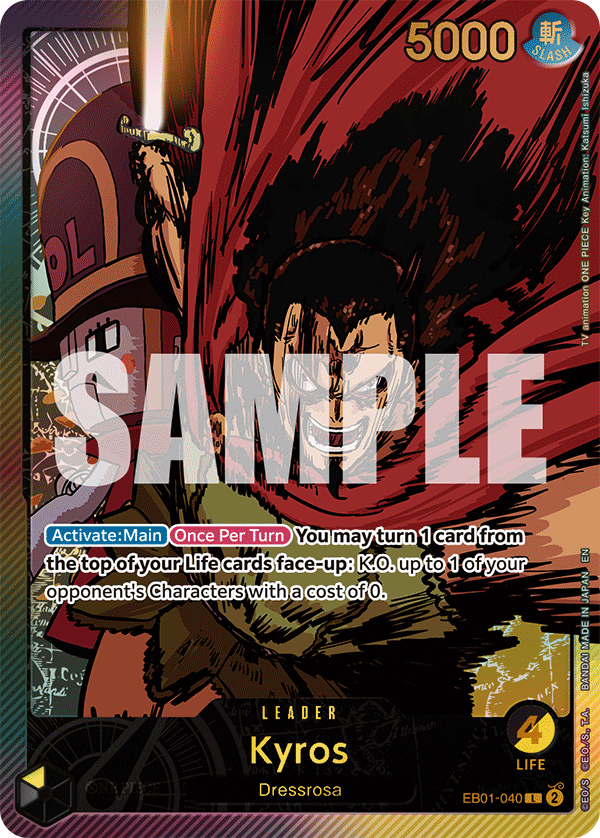Kyros One Piece card