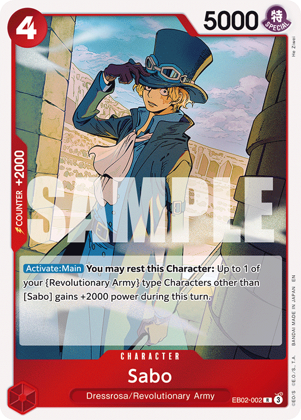 Sabo One Piece card
