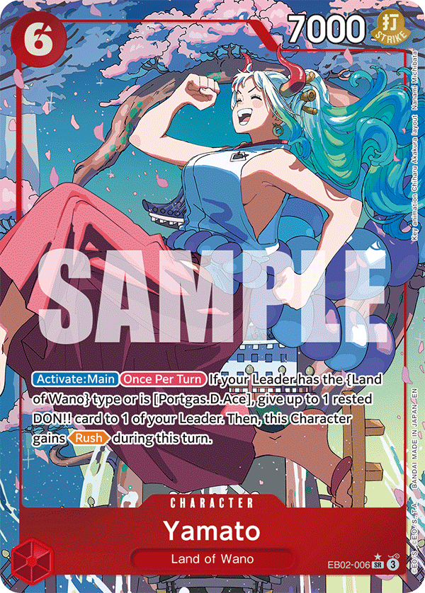 Yamato One Piece card