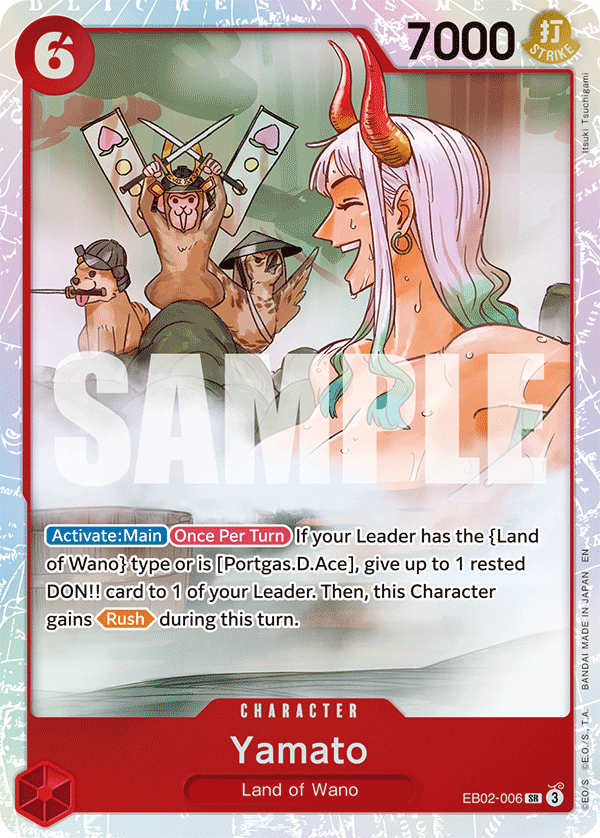 Yamato One Piece card