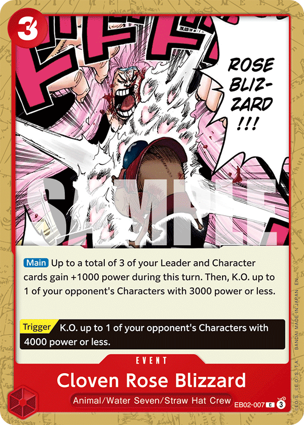 Cloven Rose Blizzard One Piece card