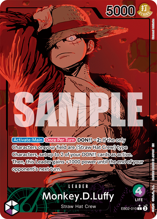 Monkey.D.Luffy One Piece card