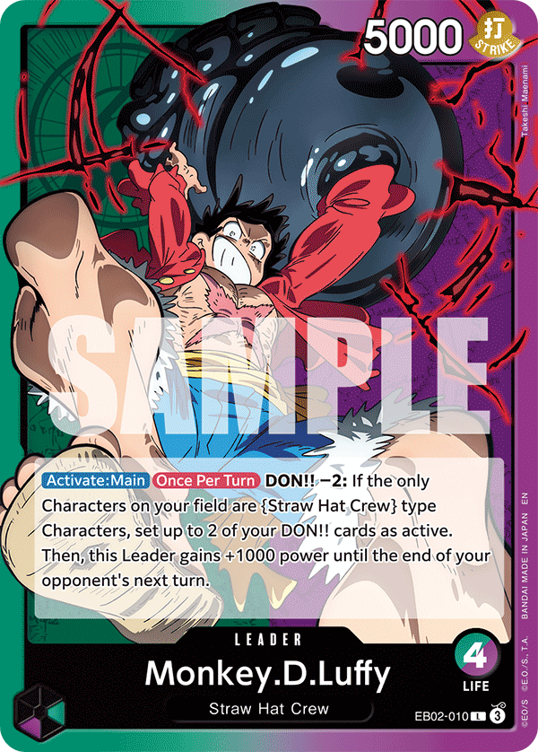 Monkey.D.Luffy One Piece card