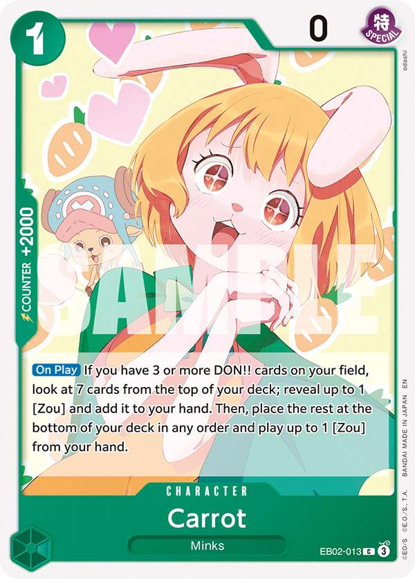 Carrot One Piece card