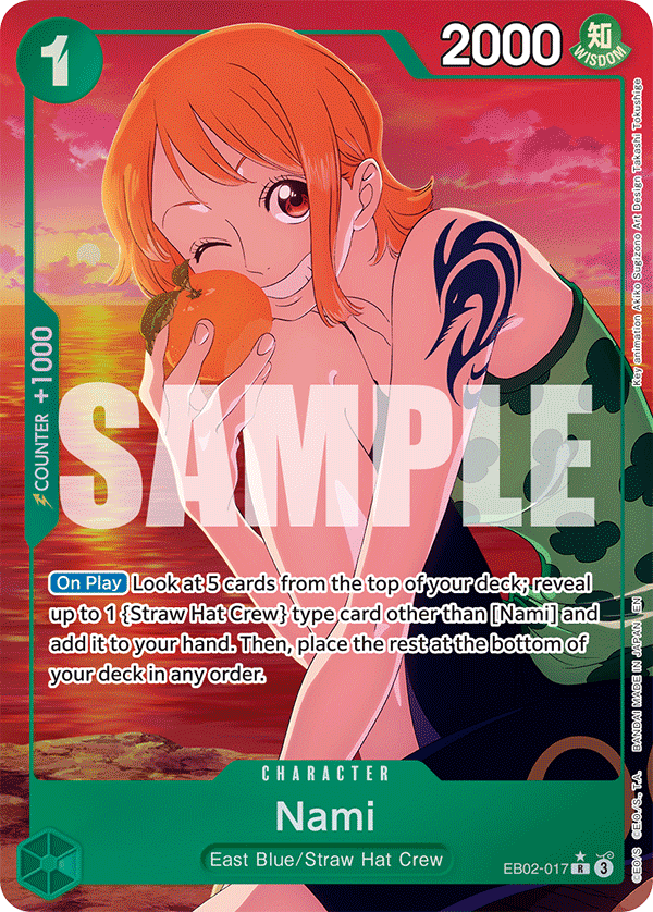 Nami One Piece card