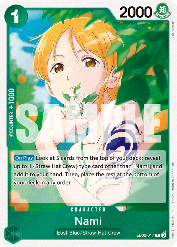 Nami One Piece card
