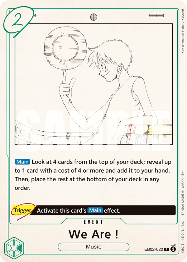 We Are! One Piece card