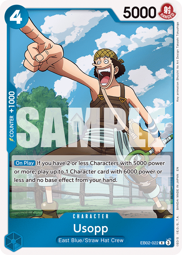 Usopp One Piece card