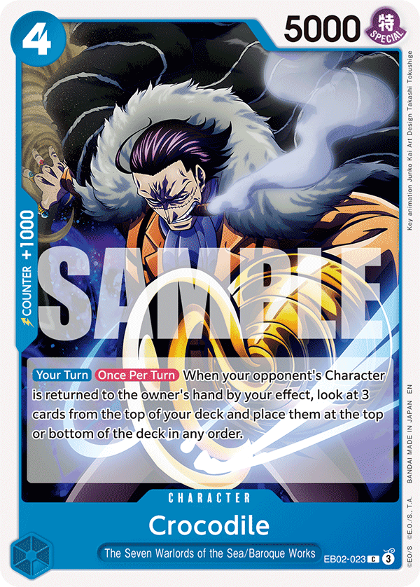 Crocodile One Piece card