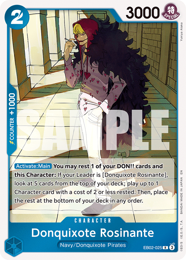 Donquixote Rosinante One Piece card