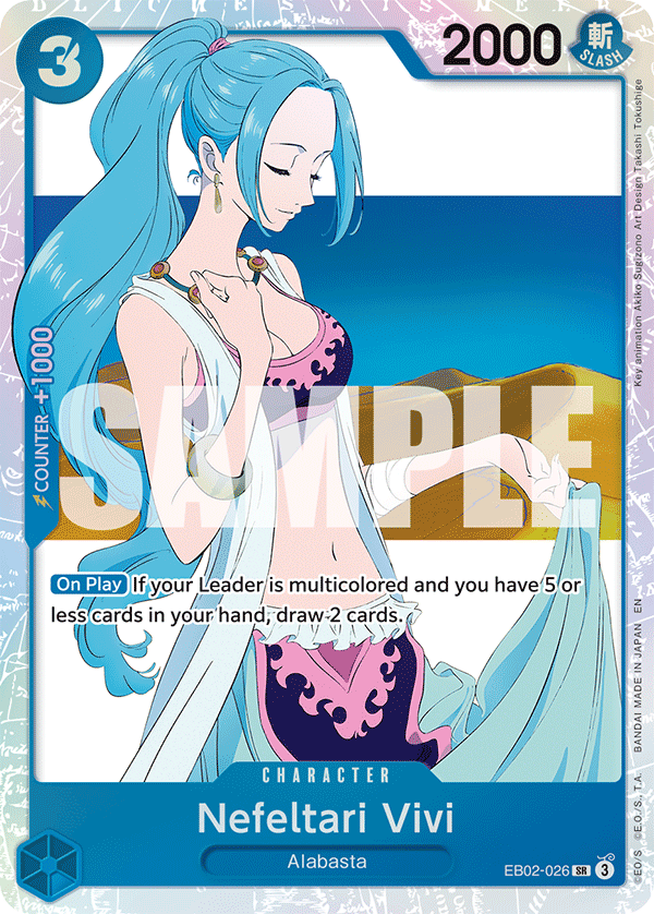 Nefeltari Vivi One Piece card