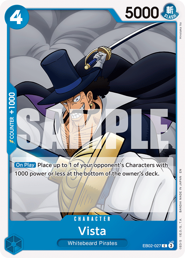 Vista One Piece card