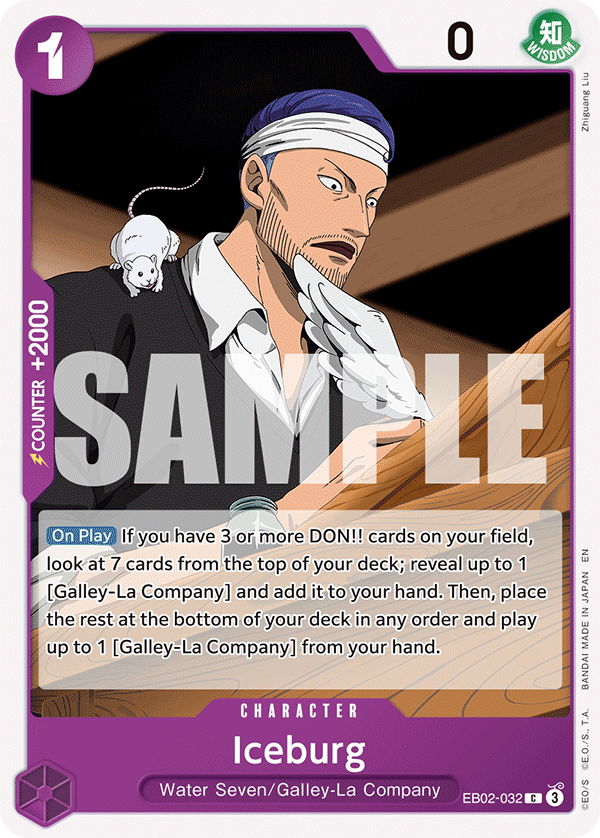 Iceburg One Piece card