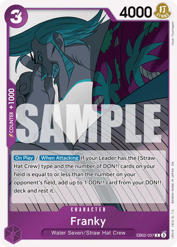 Franky One Piece card
