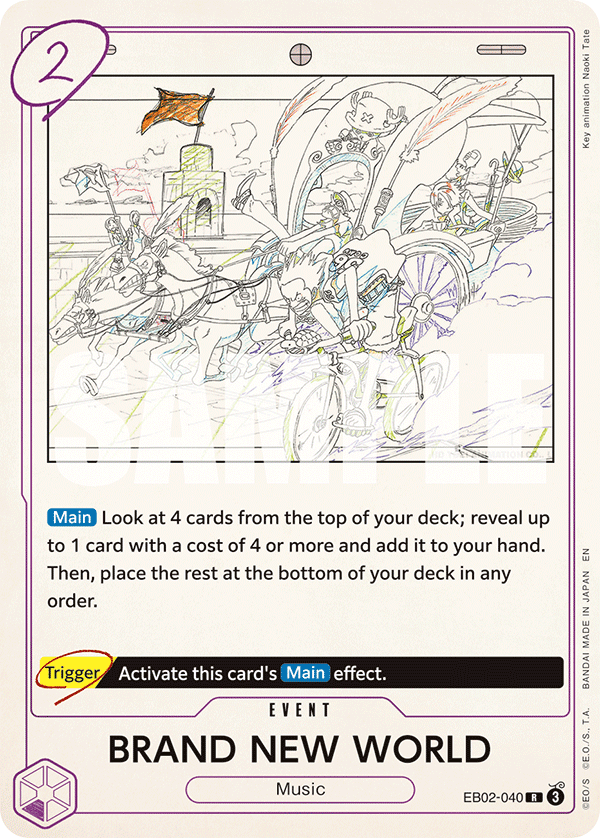 BRAND NEW WORLD One Piece card