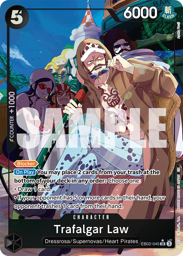Trafalgar Law One Piece card