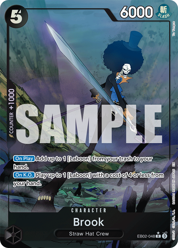 Brook One Piece card