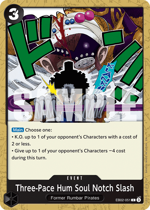 Three-Pace Hum Soul Notch Slash One Piece card