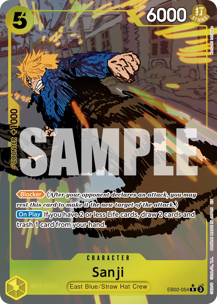 Sanji One Piece card