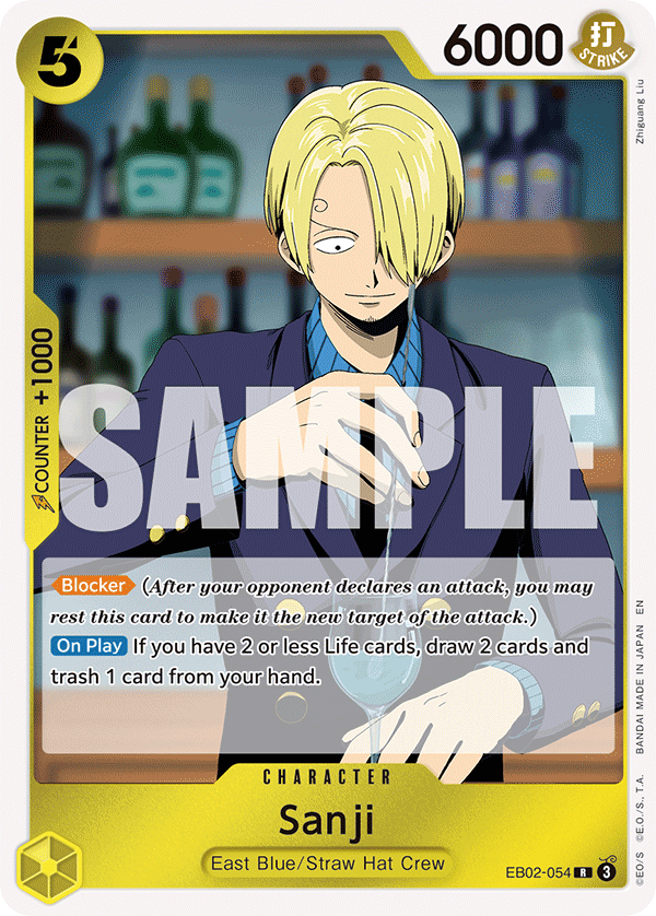 Sanji One Piece card