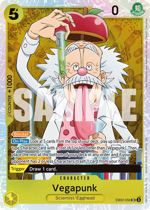 Vegapunk One Piece card