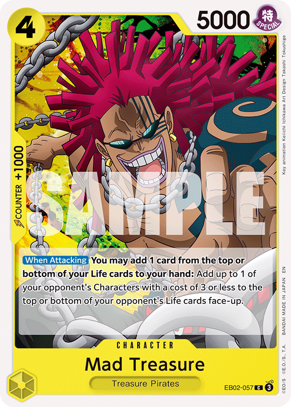 Mad Treasure One Piece card