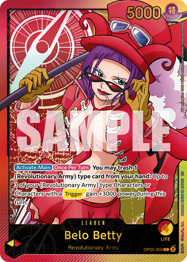 Belo Betty One Piece card