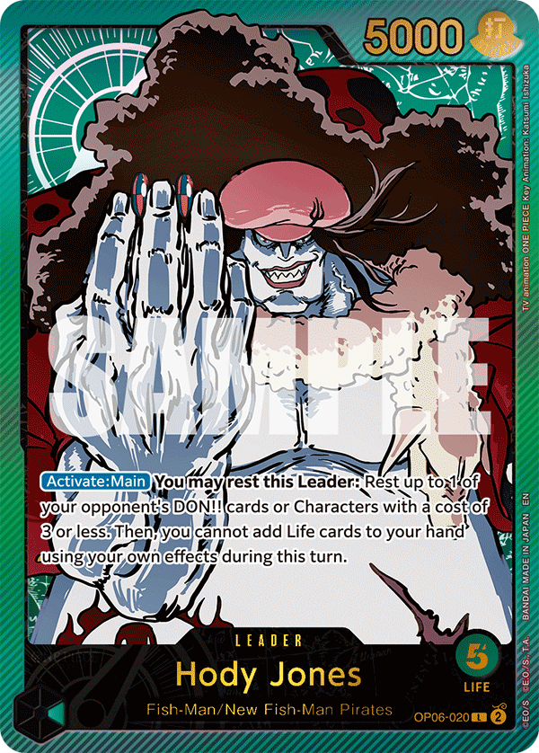 Hody Jones One Piece card