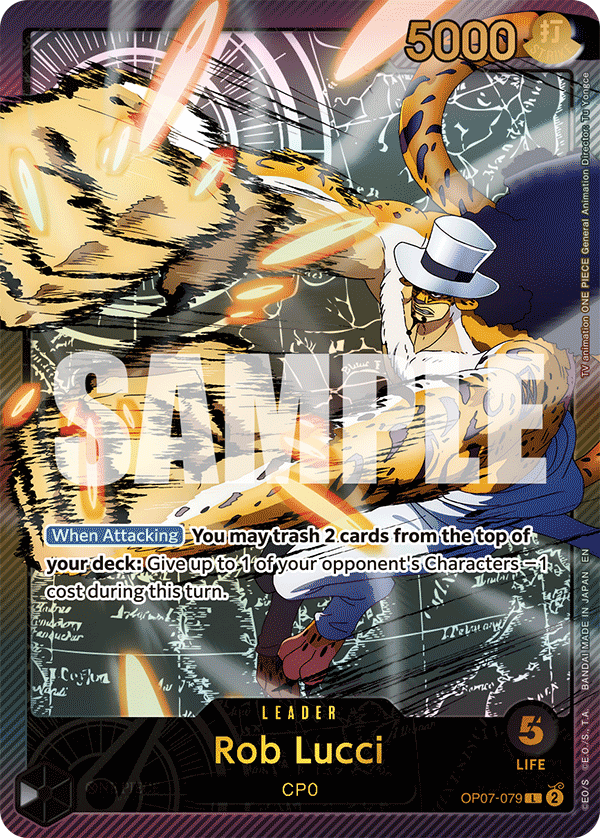 Rob Lucci One Piece card