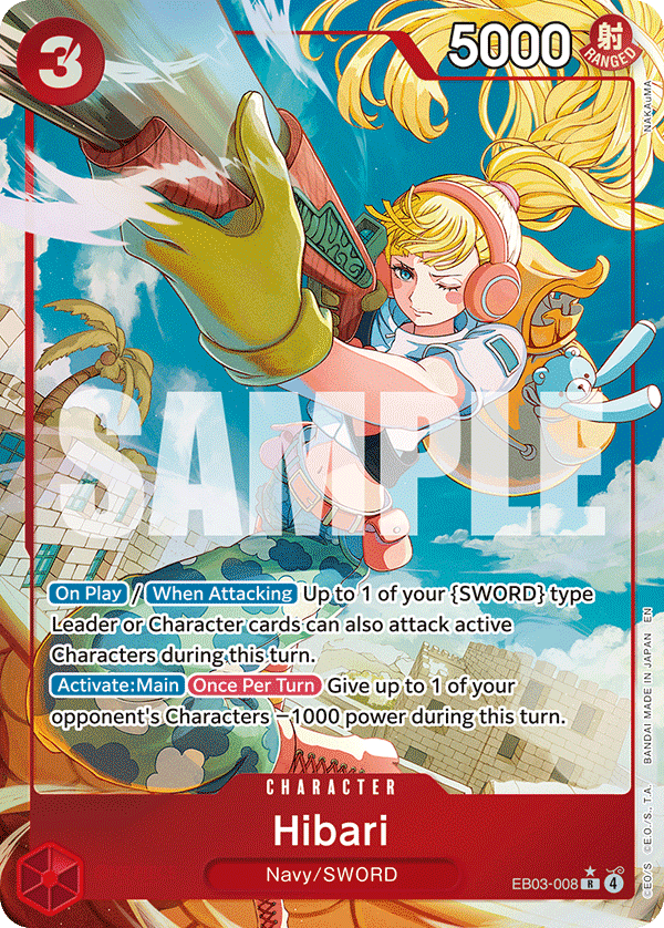 Hibari One Piece card