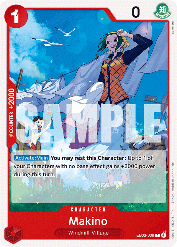 Makino One Piece card