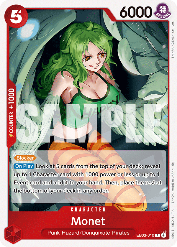 Monet One Piece card