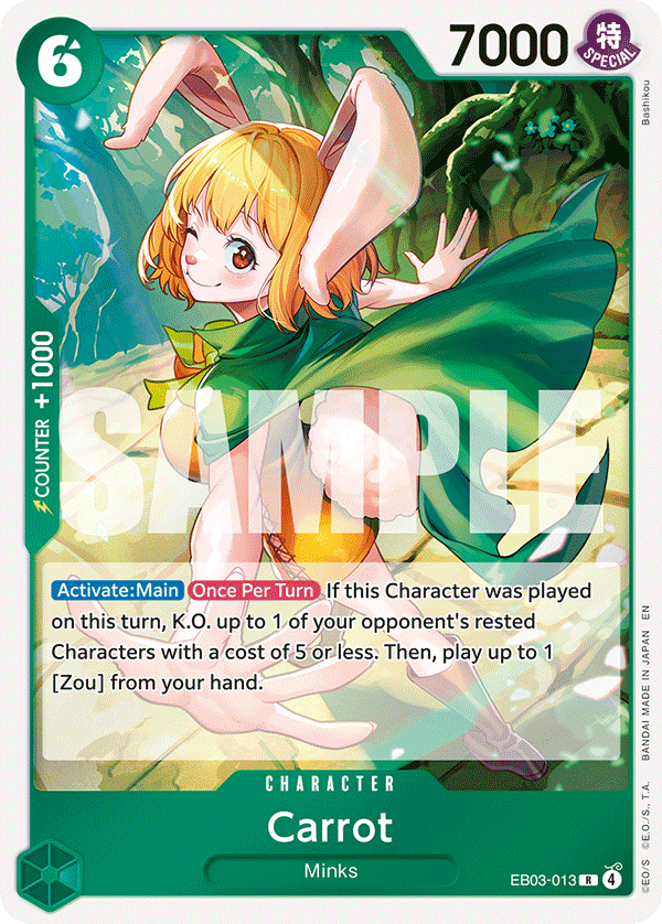 Carrot One Piece card