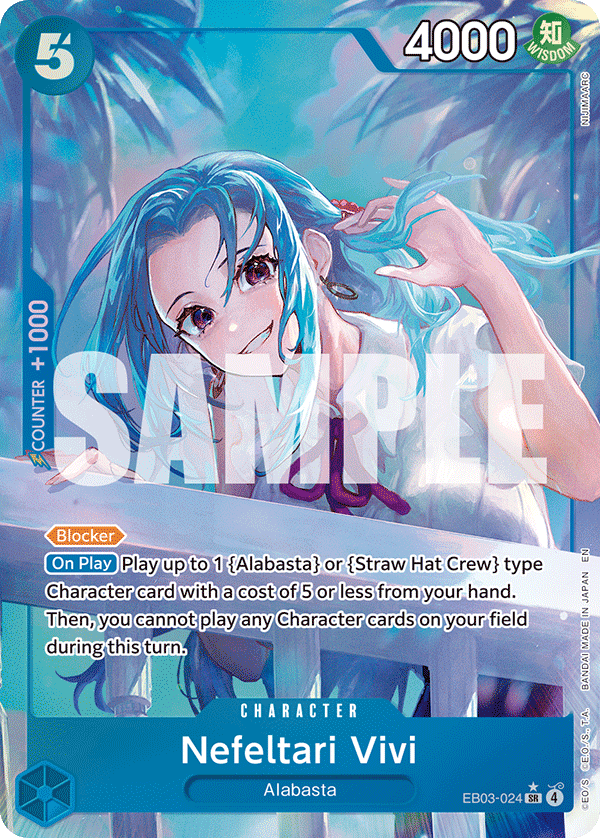 Nefeltari Vivi One Piece card