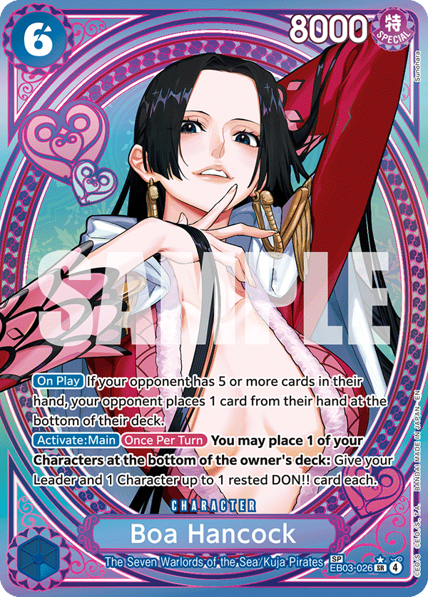 Boa Hancock One Piece card