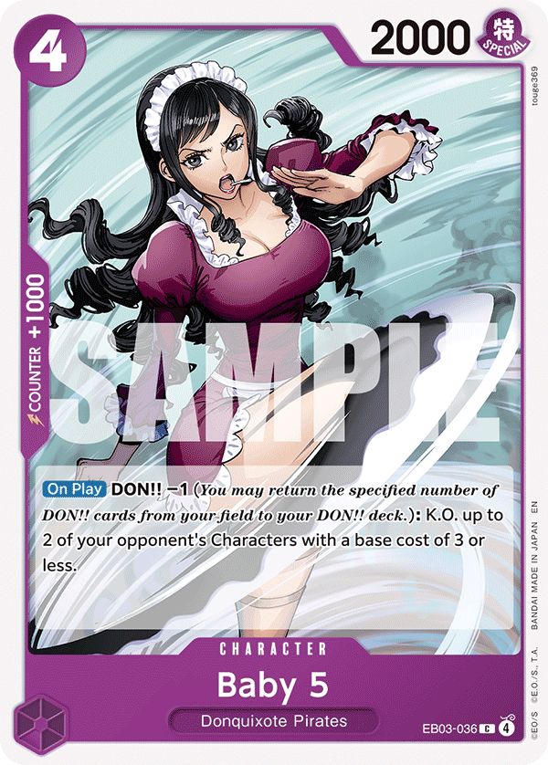 Baby 5 One Piece card